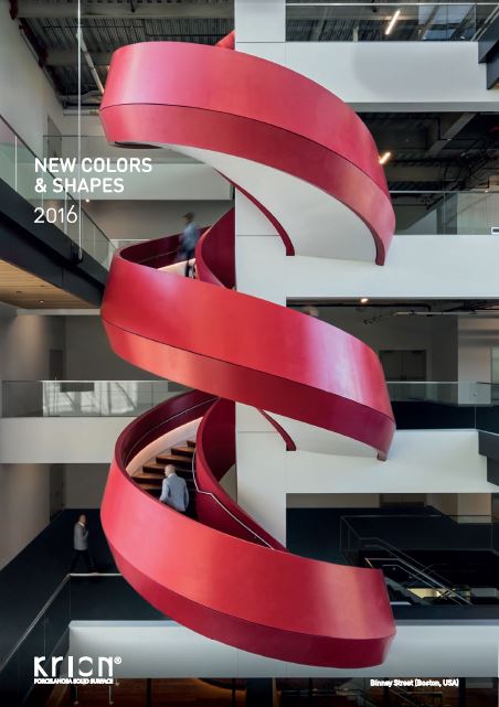 KRION NEW COLORS & SHAPES 2016